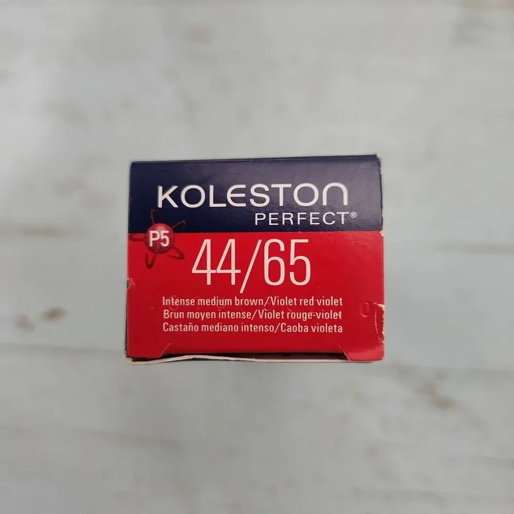 Wella Koleston Perfect 44/65 Med Brown/Violet Red Permanent Creme Hair Color 2oz